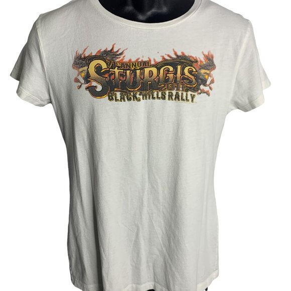 Vintage Womens 2010 71st Annual Sturgis Black Hills Rally Shirt Sz 2XL - Picture 1 of 4